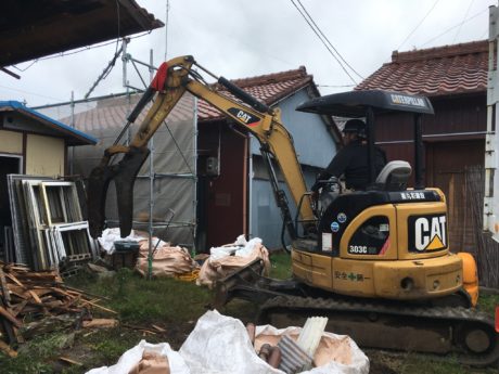 【空き家の解体動画】