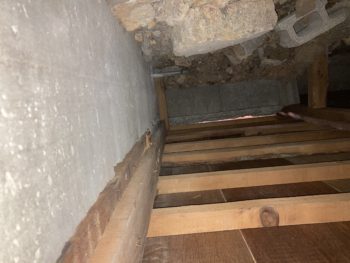 【床下点検口を設置し蟻害を確認】