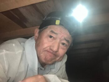 【住宅診断で床下へ侵入】