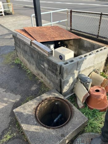 【井戸の水中ポンプを交換】