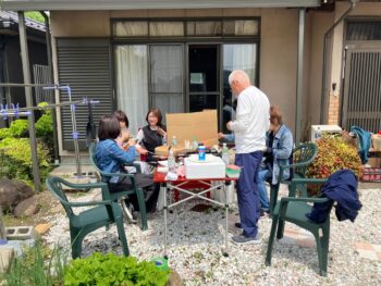 【空き家活用の民泊で鮎BBQ】