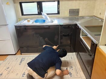 【システムキッチンの組み立て】